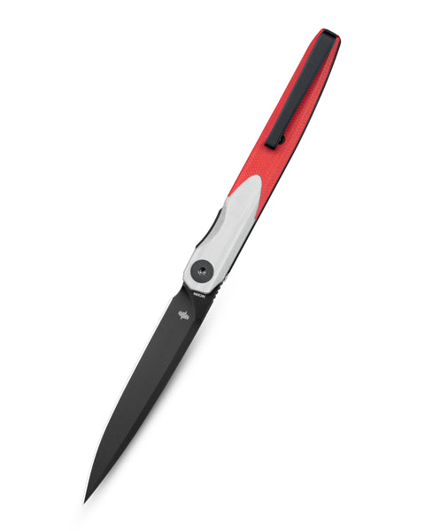 BESTECHMAN LANZA BMK14G: 3.45" 14C28N Steel Blade, G10 Scales, Liner Lock, Front Flipper