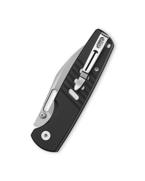 BESTECHMAN VECTOR BMK15A: 3.15" D2 Steel Blade, Aluminum Scales, Button Lock, Thumb Stub, Thumb Hole