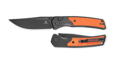 BESTECHMAN ICEBREAKER BMK16D: 3.15" D2 Steel Blade, Aluminum Scales, Button Lock, Thumb Stubs
