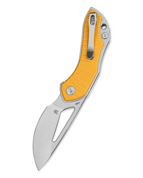 BESTECHMAN TRIASSIC BMK17B: 2.52" 14C28N Steel Blade, G10 Scales, Liner Lock, Thumb Hole, Hollow Grind