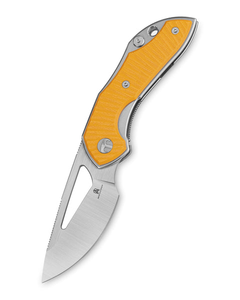 BESTECHMAN TRIASSIC BMK17B: 2.52" 14C28N Steel Blade, G10 Scales, Liner Lock, Thumb Hole, Hollow Grind