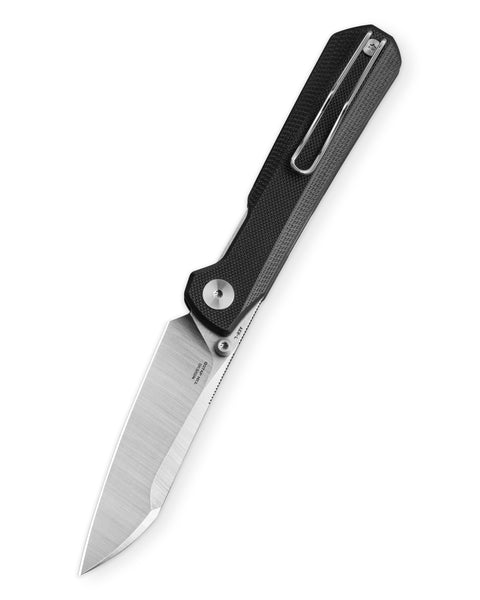 [Pre-order] BESTECHMAN CURVEE BMK20A: 3.44" AEB-L Steel Blade, G10 Scales, Liner Lock, Thumb Studs, Front Flipper [Ship June 26]