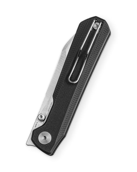 [Pre-order] BESTECHMAN CURVEE BMK20A: 3.44" AEB-L Steel Blade, G10 Scales, Liner Lock, Thumb Studs, Front Flipper [Ship June 26]