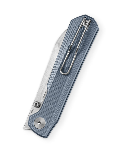[Pre-order] BESTECHMAN CURVEE BMK20C: 3.44" AEB-L Steel Blade, G10 Scales, Liner Lock, Thumb Studs, Front Flipper [Ship June 26]