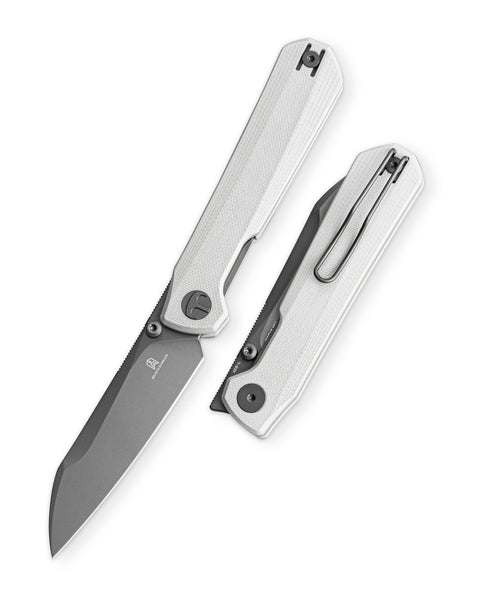 [Pre-order] BESTECHMAN CURVEE BMK20D: 3.44" AEB-L Steel Blade, G10 Scales, Liner Lock, Thumb Studs, Front Flipper [Ship June 26]