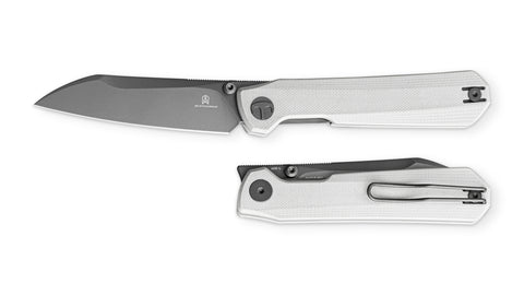 [Pre-order] BESTECHMAN CURVEE BMK20D: 3.44" AEB-L Steel Blade, G10 Scales, Liner Lock, Thumb Studs, Front Flipper [Ship June 26]
