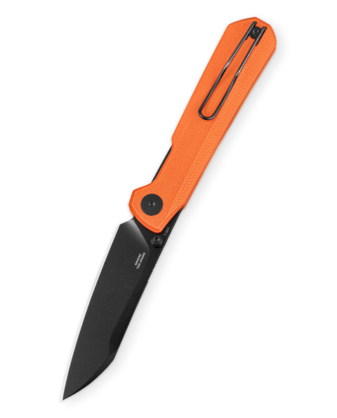 [Pre-order] BESTECHMAN CURVEE BMK20F: 3.44" AEB-L Steel Blade, G10 Scales, Liner Lock, Thumb Studs, Front Flipper [Ship June 26]