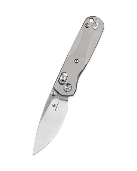 BESTECHMAN SPRITE BMK21A: 2.36" M390 Blade, Titanium Scales, B-Lock, Thumb Studs, Folding Knife