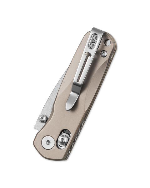 BESTECHMAN SPRITE BMK21B: 2.36" M390 Blade, Titanium Scales, B-Lock, Thumb Studs, Folding Knife