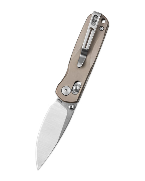 BESTECHMAN SPRITE BMK21B: 2.36" M390 Blade, Titanium Scales, B-Lock, Thumb Studs, Folding Knife