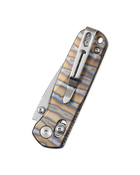 BESTECHMAN SPRITE BMK21C: 2.36" M390 Blade, Titanium Scales, B-Lock, Thumb Studs, Folding Knife