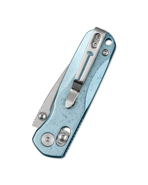 BESTECHMAN SPRITE BMK21G-BladeHQ US exclusive: 2.36" M390 Blade, Crystallized Titanium Scales, B-Lock, Thumb Studs, Folding Knife