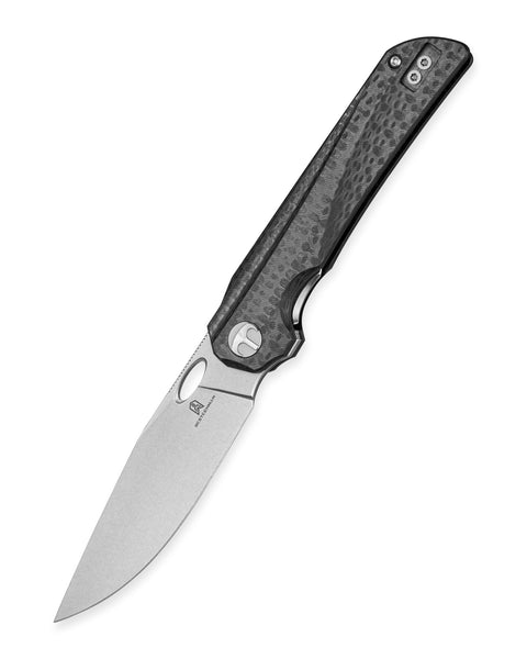 BESTECHMAN SMUGA BMK22A: 3.55" AEB-L Steel Blade, G10 Scales, Liner Lock, Thumb Hole, Flipper
