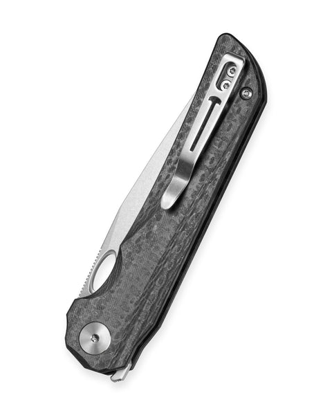BESTECHMAN SMUGA BMK22A: 3.55" AEB-L Steel Blade, G10 Scales, Liner Lock, Thumb Hole, Flipper