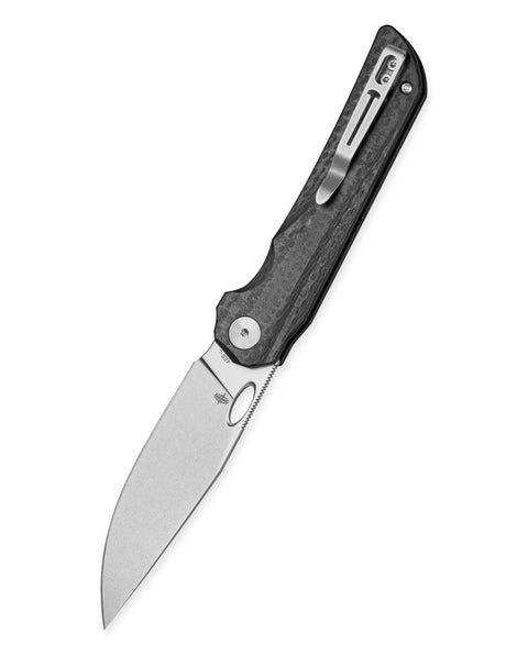 BESTECHMAN SMUGA BMK22A: 3.55" AEB-L Steel Blade, G10 Scales, Liner Lock, Thumb Hole, Flipper