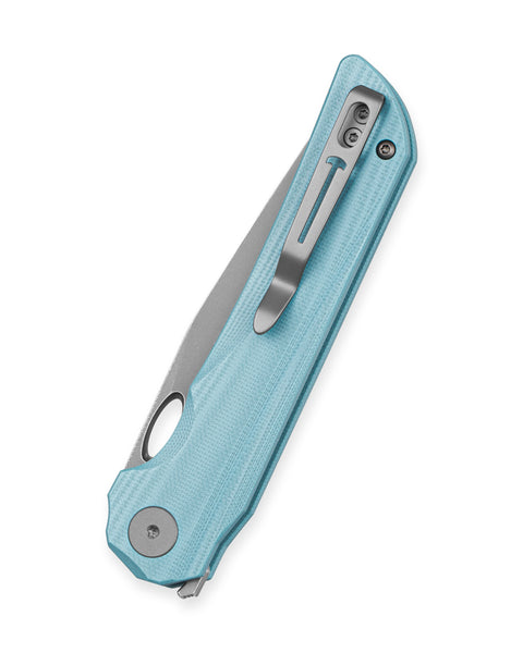BESTECHMAN SMUGA BMK22C: 3.55" AEB-L Steel Blade, G10 Scales, Liner Lock, Thumb Hole, Flipper