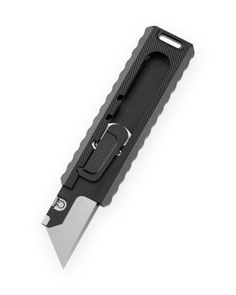 BESTECHMAN SLIDE BMK23A: 1.44" High Carbon Steel Blade, Aluminum Scales, Step Lock, Utility knife