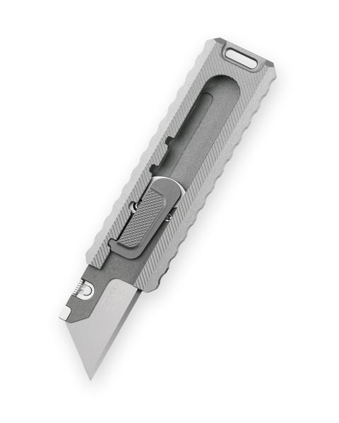 BESTECHMAN SLIDE BMK23B: 1.44" High Carbon Steel Blade, Aluminum Scales, Step Lock, Utility knife