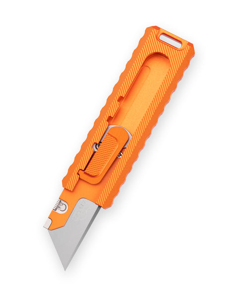 BESTECHMAN SLIDE BMK23D: 1.44" High Carbon Steel Blade, Aluminum Scales, Step Lock, Utility knife