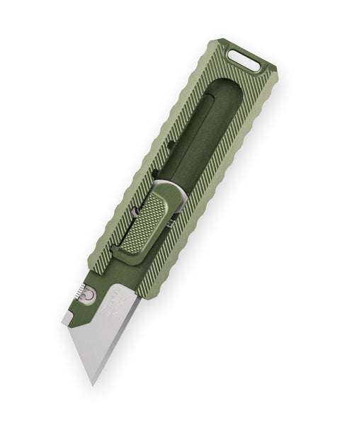 BESTECHMAN SLIDE BMK23E: 1.44" High Carbon Steel Blade, Aluminum Scales, Step Lock, Utility knife