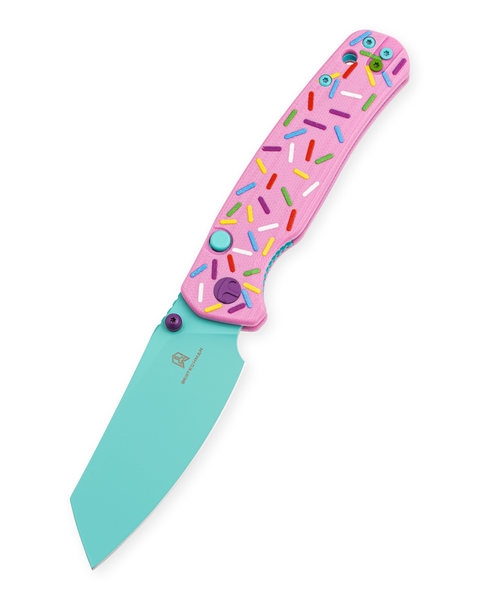 BESTECHMAN CICADA'S WING-TL BMK24-C-6: 3.15" 14C28N Blade, G10 Scales, Button-Actuated Liner Lock, Folding Knife
