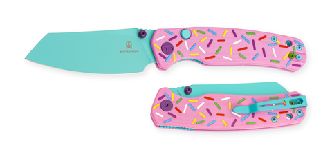 BESTECHMAN CICADA'S WING-TL BMK24-C-6: 3.15" 14C28N Blade, G10 Scales, Button-Actuated Liner Lock, Folding Knife