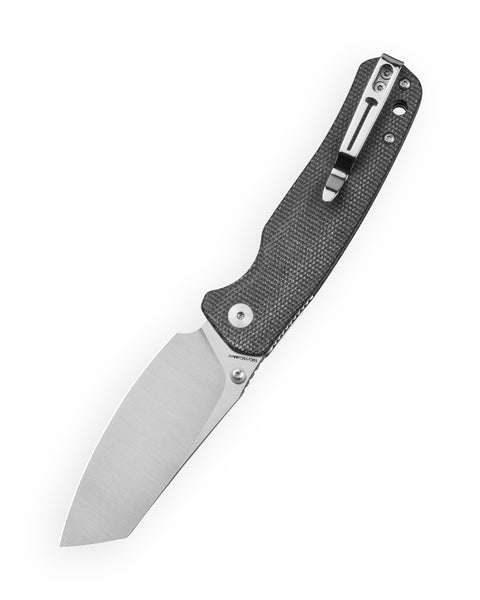 BESTECHMAN CICADA'S WING-TL BMK24-M-3: 3.15" 10Cr15CoMoV Blade, Micarta Scales, Top Liner Lock, Folding Knife