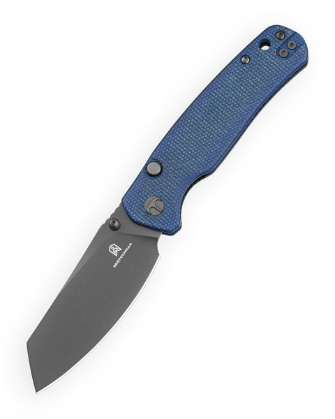 BESTECHMAN CICADA'S WING-TL BMK24-M-4: 3.15" 10Cr15CoMoV Blade, Micarta Scales, Top Liner Lock, Folding Knife