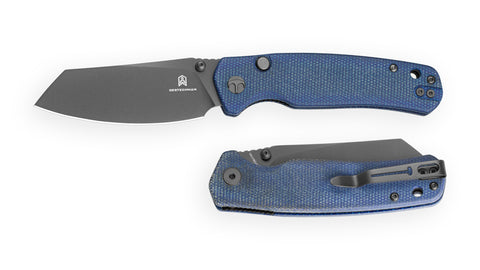 BESTECHMAN CICADA'S WING-TL BMK24-M-4: 3.15" 10Cr15CoMoV Blade, Micarta Scales, Top Liner Lock, Folding Knife