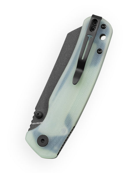 BESTECHMAN CICADA'S WING-TL BMK24A: 3.15" 10Cr15CoMoV Blade, G10 Scales, Top Liner Lock, Folding Knife