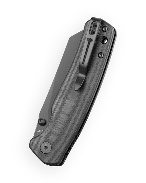 BESTECHMAN CICADA'S WING-TL BMK24E: 3.15" 10Cr15CoMoV Blade, G10 Scales, Top Liner Lock, Folding Knife