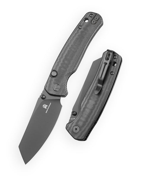 BESTECHMAN CICADA'S WING-TL BMK24E: 3.15" 10Cr15CoMoV Blade, G10 Scales, Top Liner Lock, Folding Knife