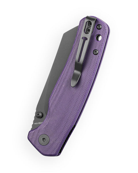 BESTECHMAN CICADA'S WING-TL BMK24F: 3.15" 10Cr15CoMoV Blade, G10 Scales, Top Liner Lock, Folding Knife
