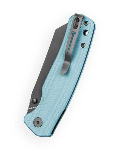 BESTECHMAN CICADA'S WING-TL BMK24G: 3.15" 10Cr15CoMoV Blade, G10 Scales, Top Liner Lock, Folding Knife