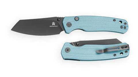 BESTECHMAN CICADA'S WING-TL BMK24G: 3.15" 10Cr15CoMoV Blade, G10 Scales, Top Liner Lock, Folding Knife