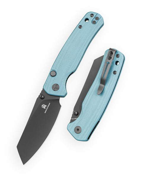 BESTECHMAN CICADA'S WING-TL BMK24G: 3.15" 10Cr15CoMoV Blade, G10 Scales, Top Liner Lock, Folding Knife
