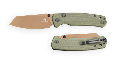 BESTECHMAN CICADA'S WING-TL BMK24H: 3.15" 10Cr15CoMoV Blade, G10 Scales, Top Liner Lock, Folding Knife