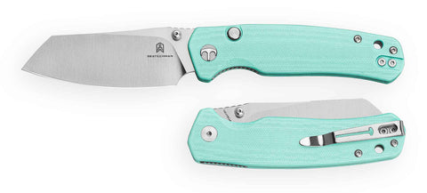 BESTECHMAN CICADA'S WING-TL BMK24D: 3.15" 10Cr15CoMoV Blade, G10 Scales, Top Liner Lock, Folding Knife