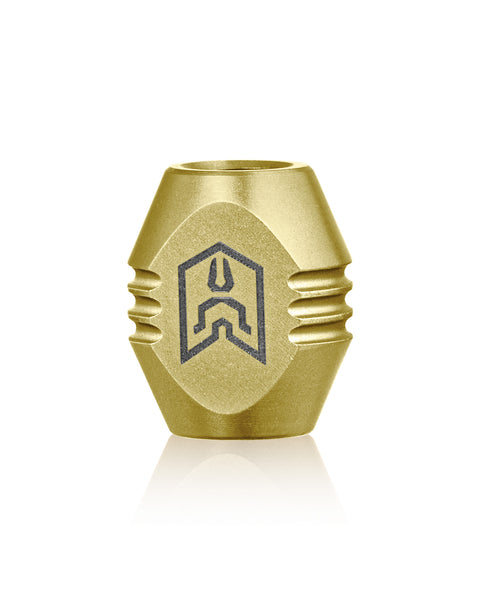 BESTECHMAN BEAD BM18C: Paracord Lanyard Bead, Titanium, Gold