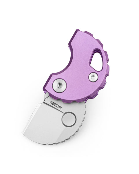 BESTECHMAN TURTLE BM20B: 0.79" 14C28N Steel Blade, Titanium Scales, Button Lock
