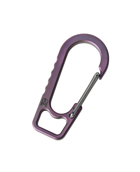 BESTECHMAN SCRIBE BM16C Titanium Pen with Carabiner, Purple