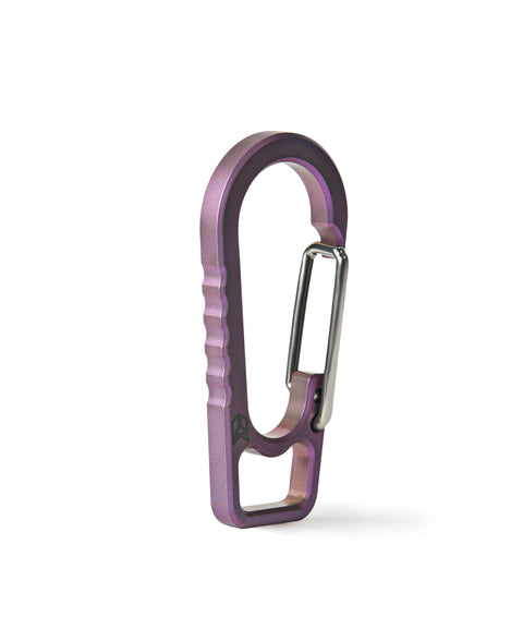 BESTECHMAN SCRIBE BM16C Titanium Pen with Carabiner, Purple