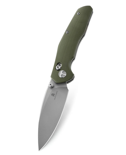 BESTECHMAN RONAN BMK02E: 3.26" 14C28N Steel Blade, G10 Scales, B-Lock, Folding Knife